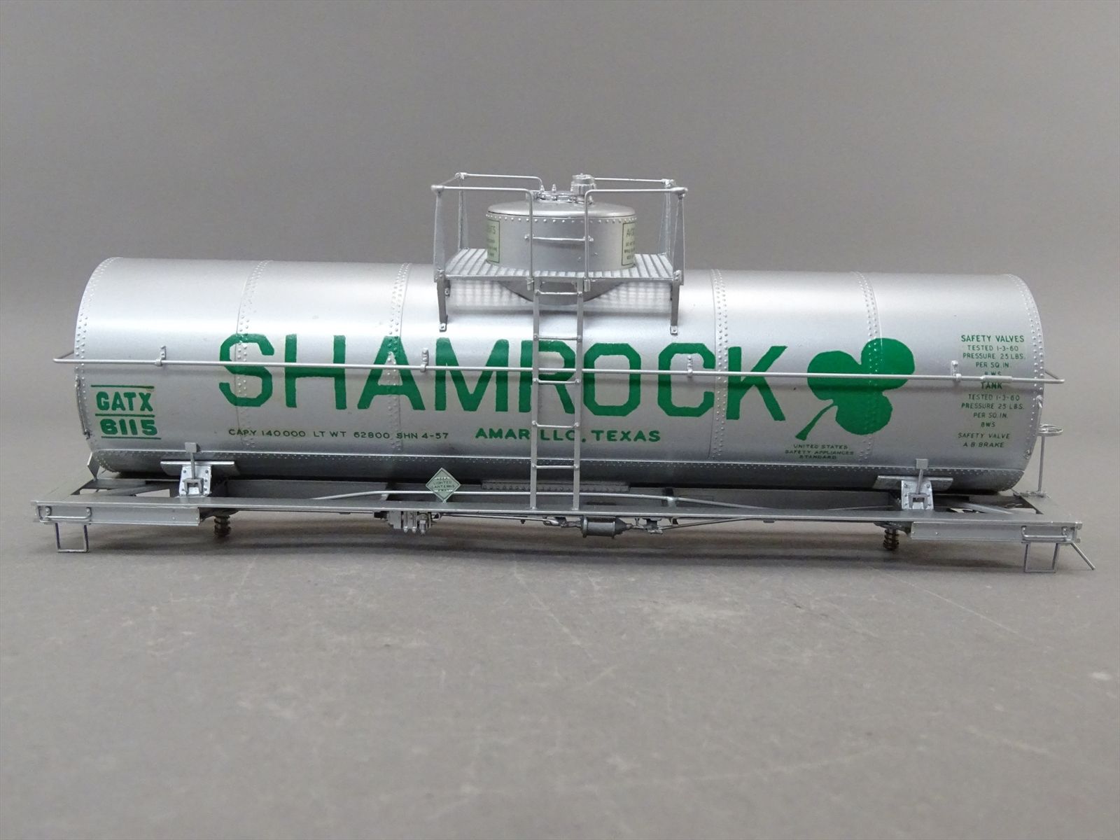 O Brass Model - PSC 15755-1 GATX Shamrock ACF 10,000 Gallon Insulated ...