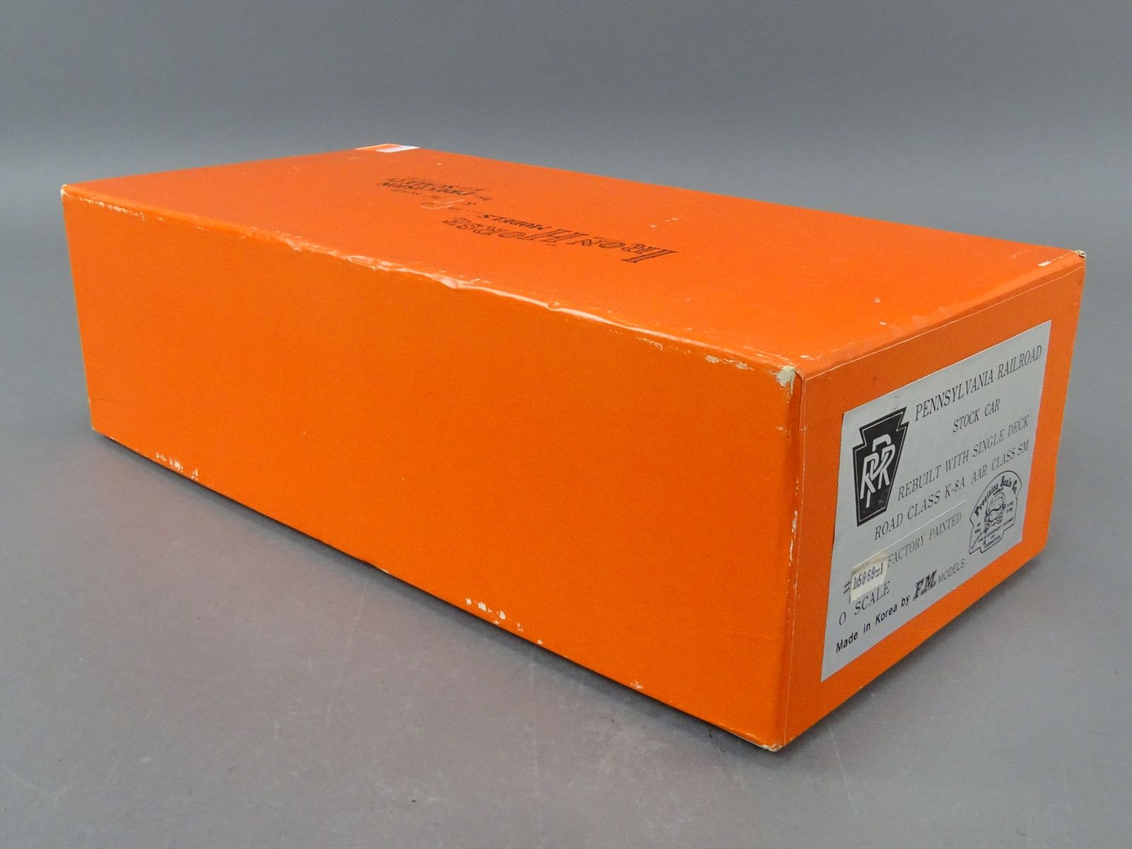 O Brass Model - PSC 15689-1 PRR Pennslvania SM K-8A Livestock Stock Car ...
