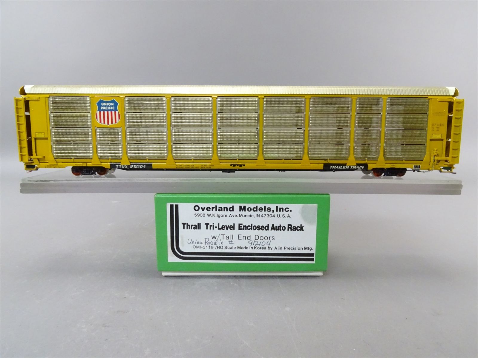 HO Brass Model - OMI 3119 UP Union Pacific TTUX Thrall Tri-Level ...