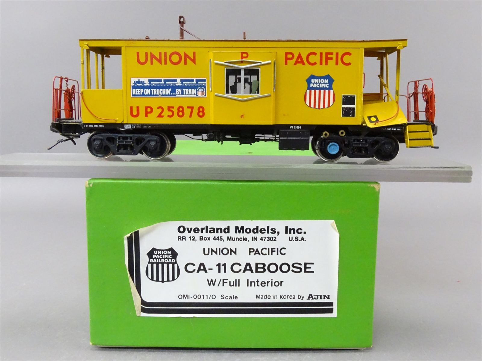 O Brass Model - OMI 0011 UP Union Pacific CA-11 Caboose #25878 - Custom ...