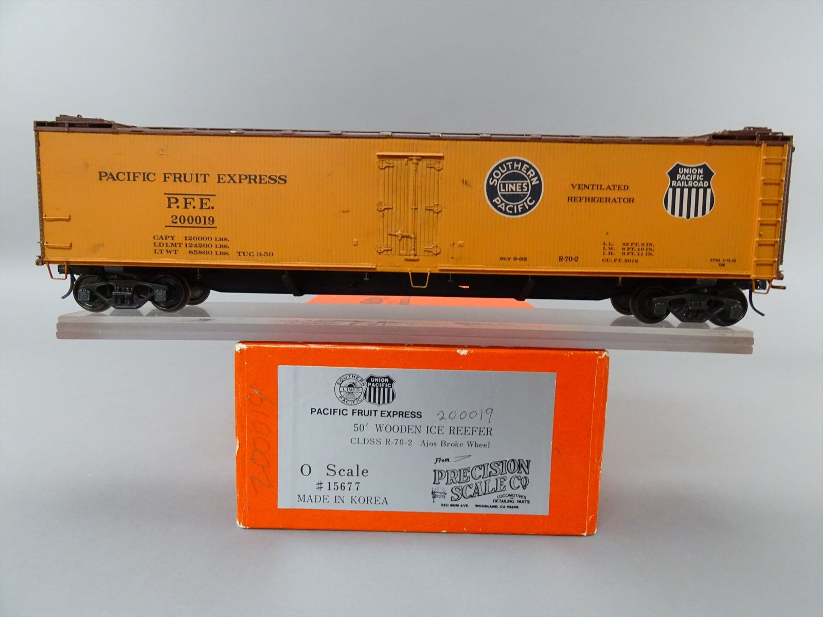 O Brass Model - PSC 15677 UP / SP / PFE Pacific Fruit Express 50 ...