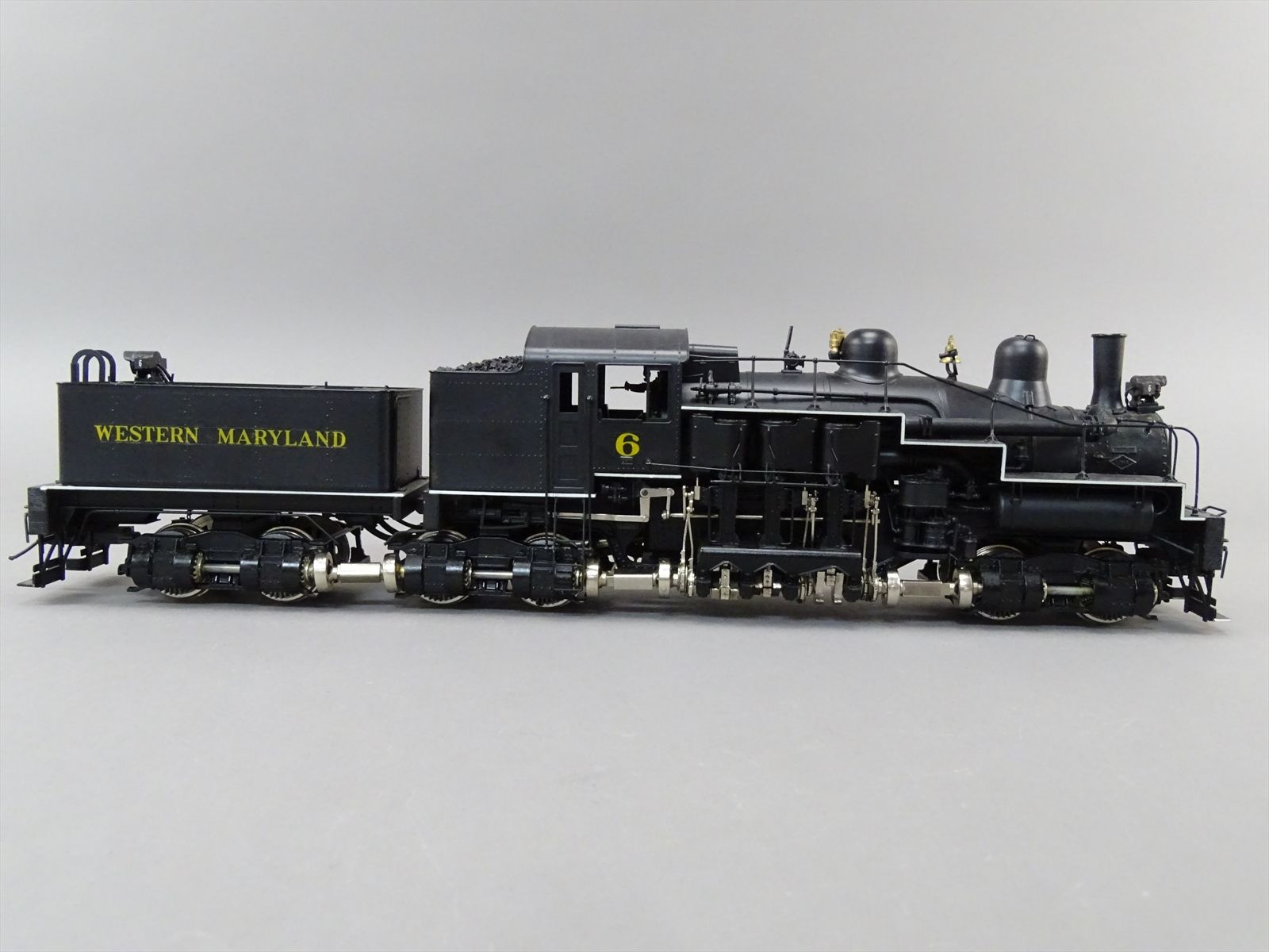 O 2-Rail Brass Model - WMC Westside WM Western Maryland 3-Truck Shay #6 ...
