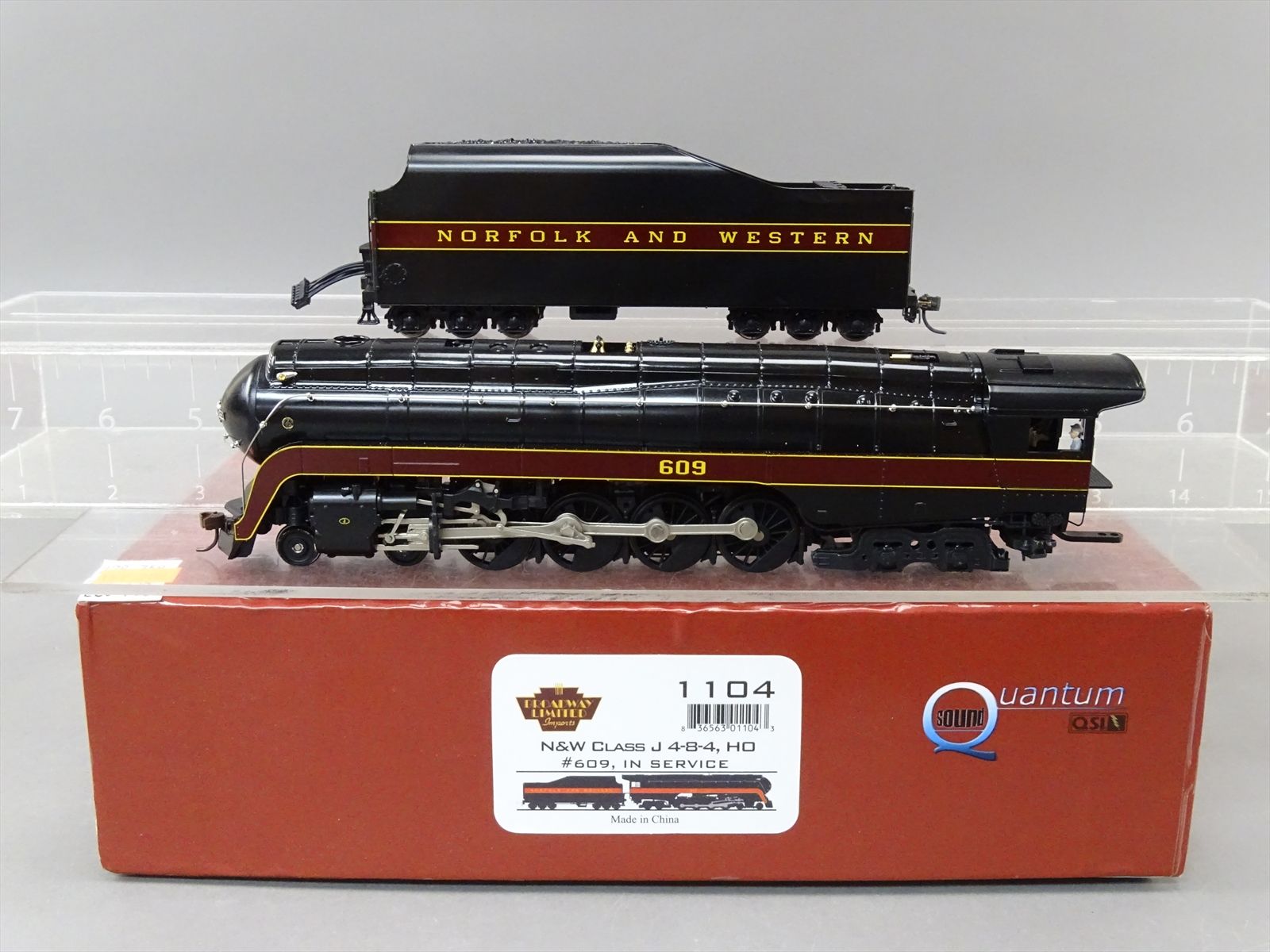 HO Plastic Model - BLI 1104 N&W Norfolk & Western J 4-8-4 #609 In ...
