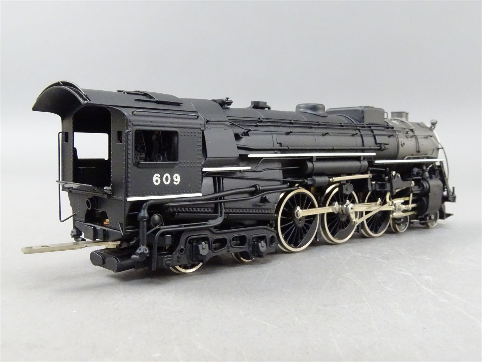 HO Brass Model - Key B&A Boston & Albany J-2B 4-6-4 Hudson #609 Square ...