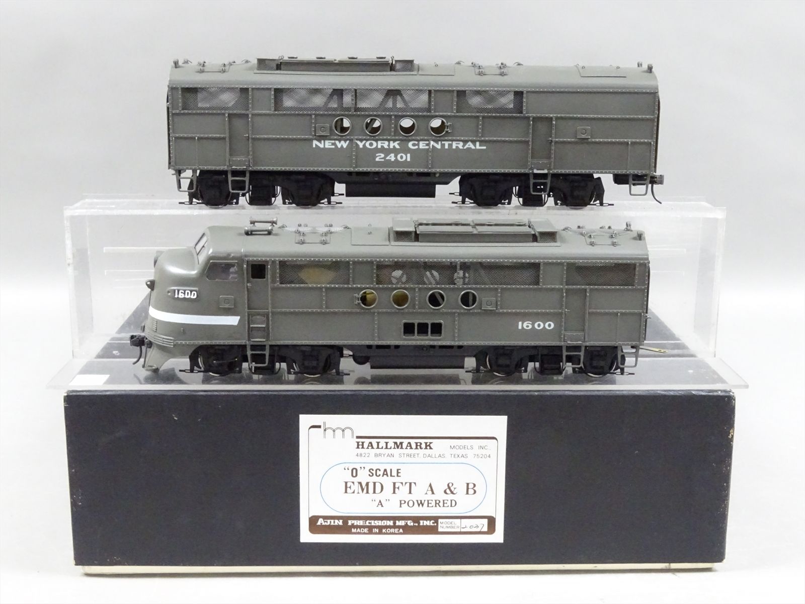 O Brass Model - HM Hallmark NYC New York Central FT FTA FTB A-B-B-A Set ...