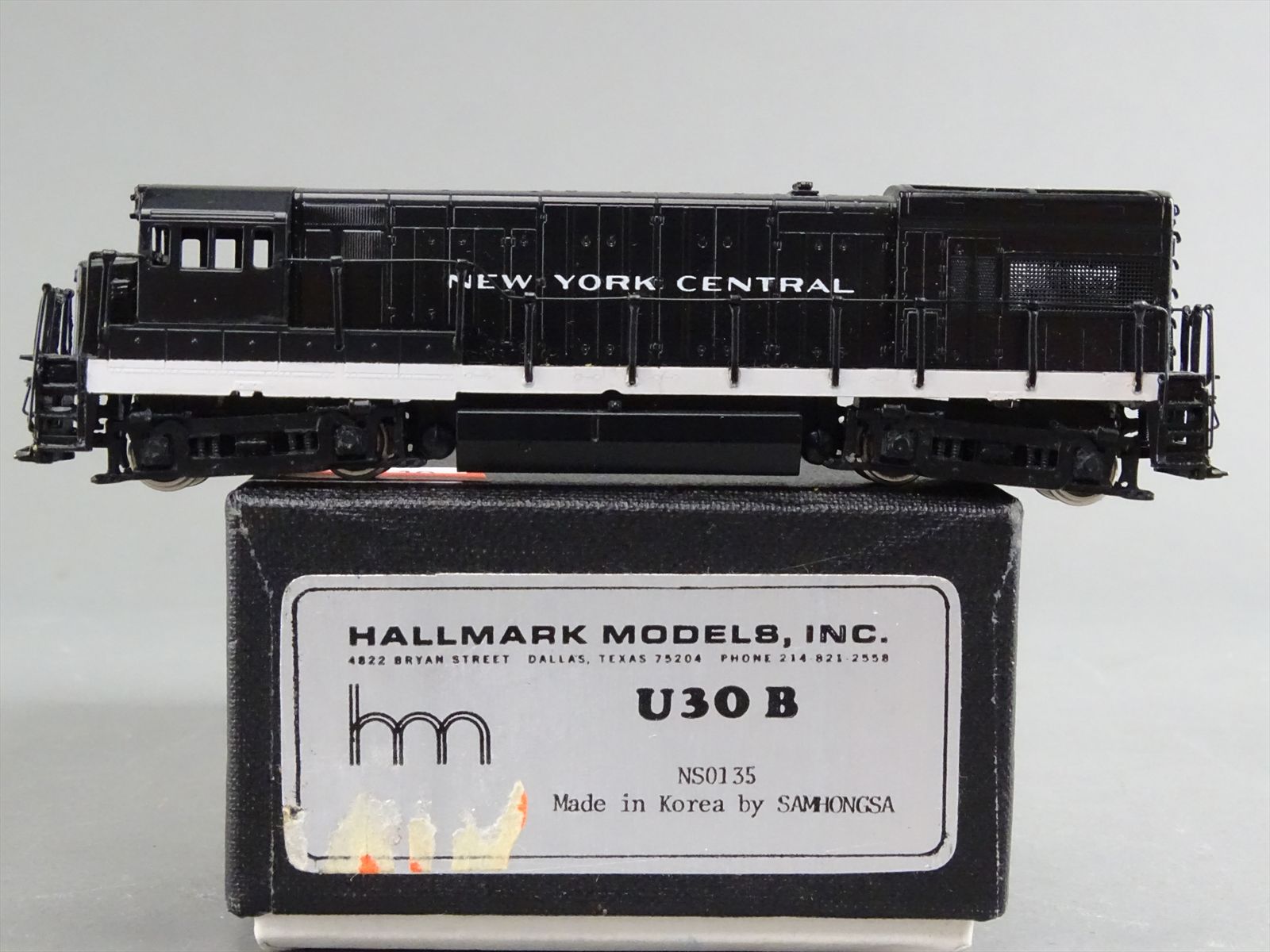 N Brass Model - Hallmark NS0275 NYC New York Central U30B Unnumbered ...