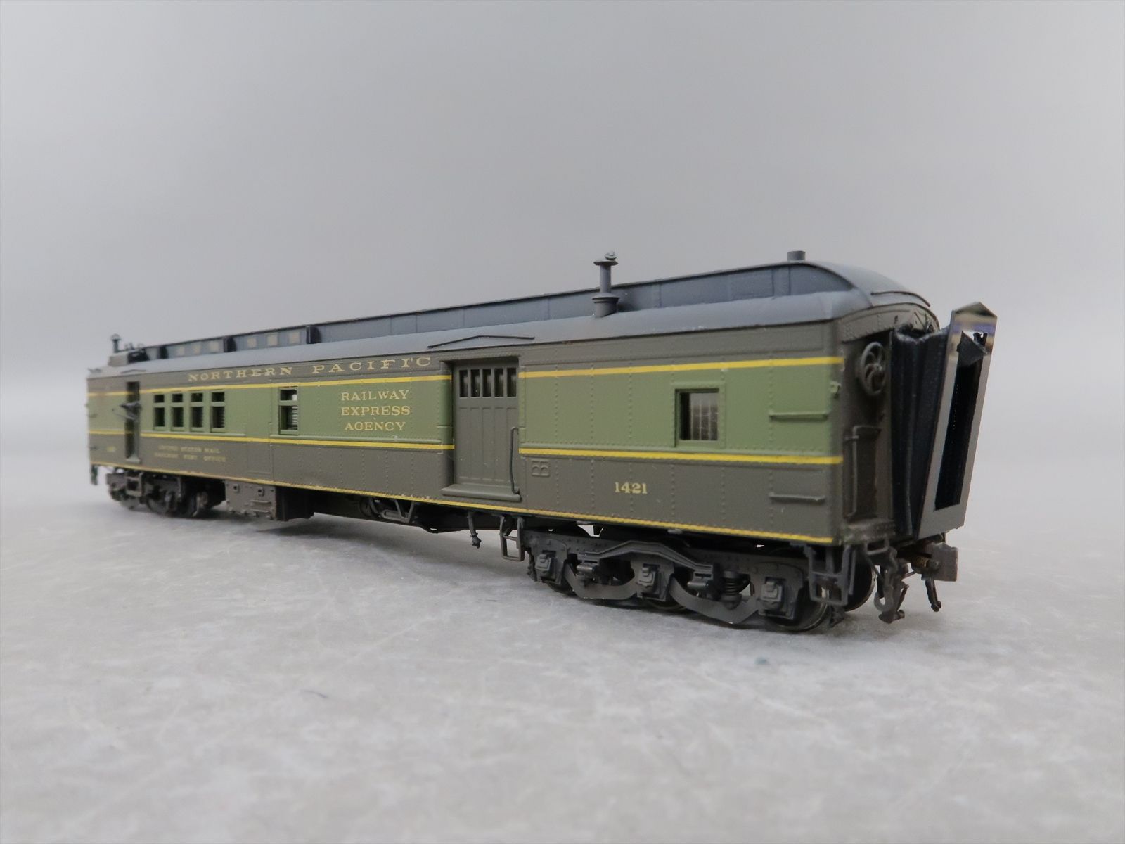 HO Brass Model - W&R NP Northern Pacific Mail & Express Car w/o Center ...