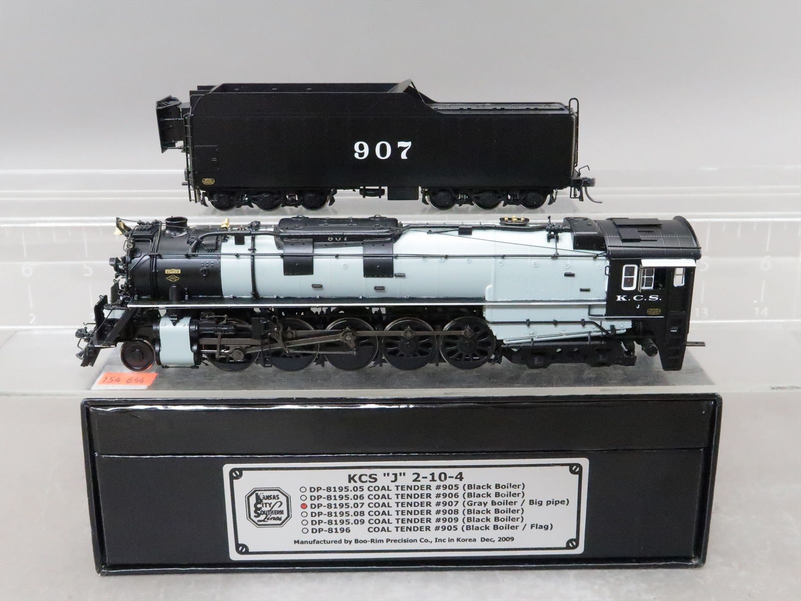 HO Brass Model - DP 8195.07 KCS Kansas City Southern 2-10-4 J Gray ...