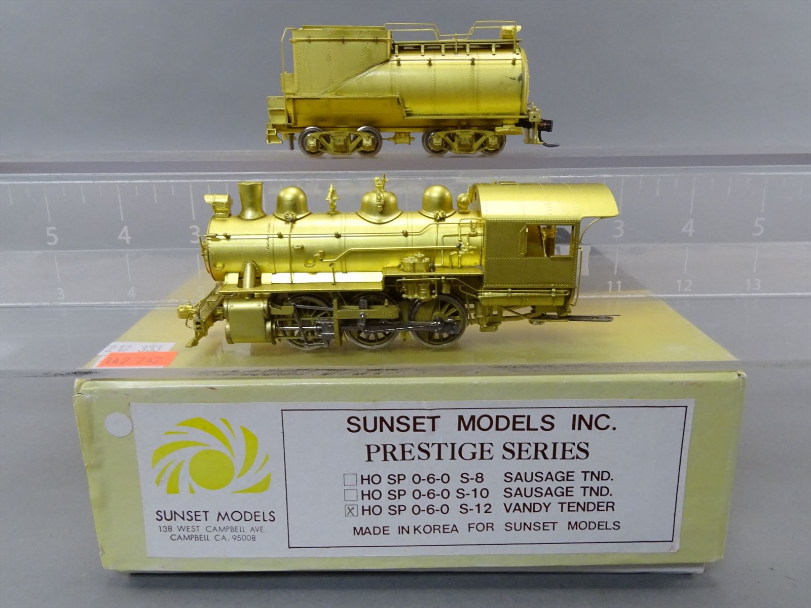 HO Brass Model - Sunset SP Southern Pacific S-12 0-6-0 Switcher ...