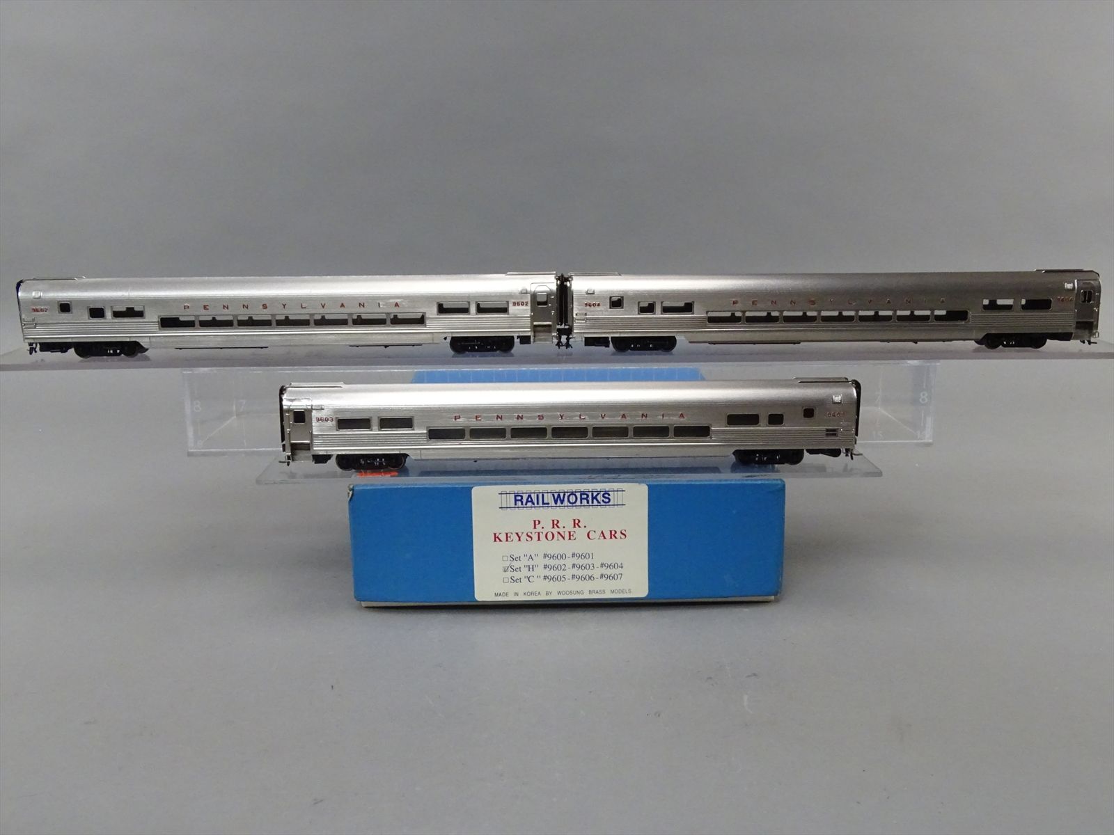 HO Brass Model - Railworks PRR Pennsylvania Keystone Cars Set of 3 Set ...