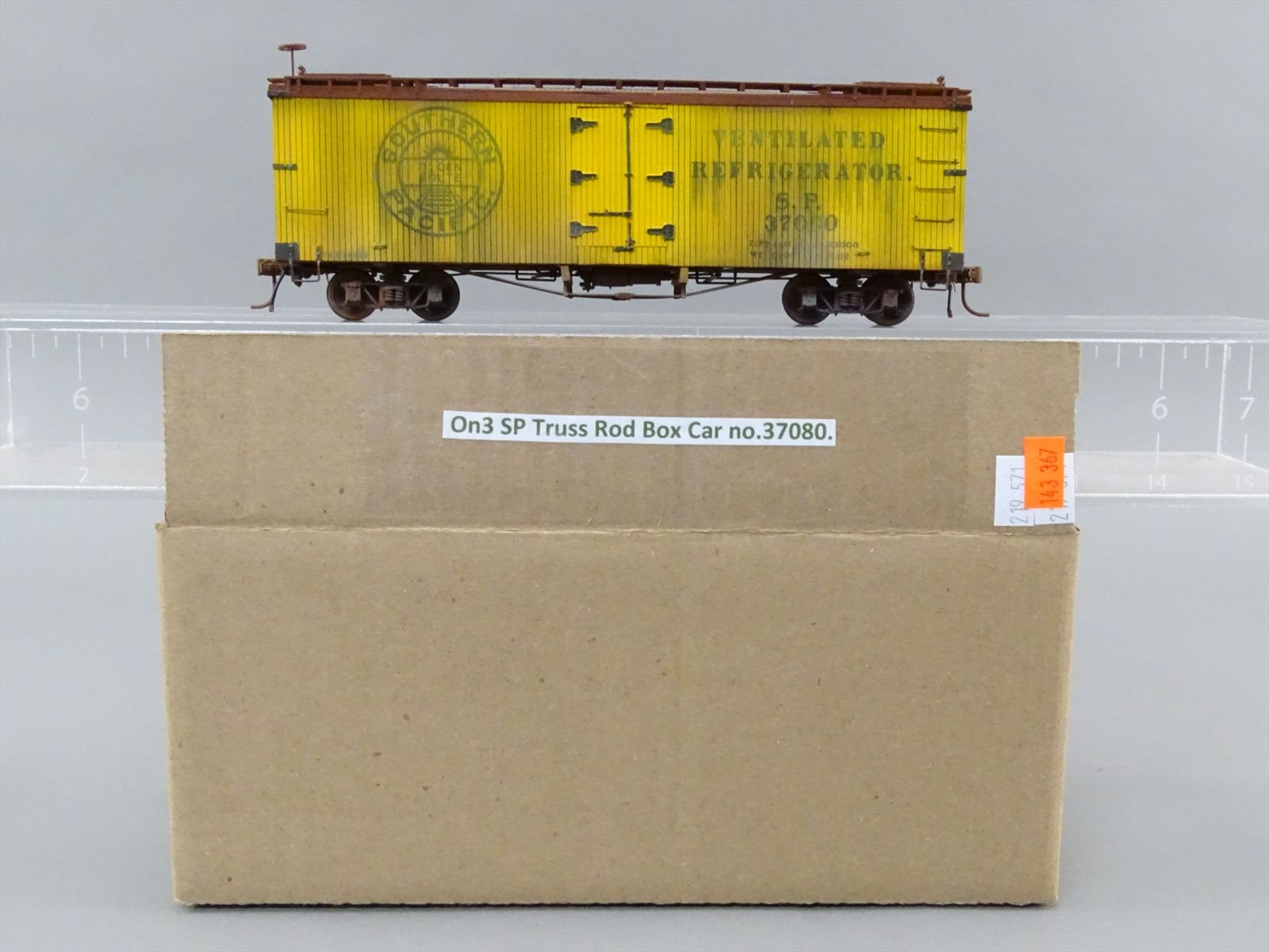 On3 Hybrid Built Up Kit - SP Southern Pacific Truss Rod Box Car #37080 ...