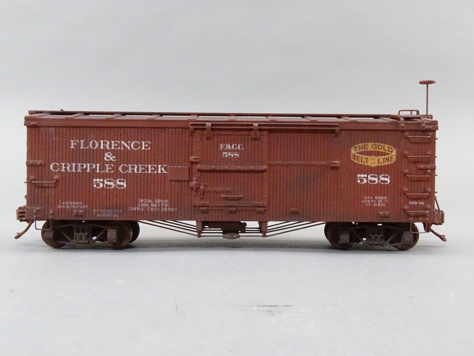On3 Hybrid Built Up Kit - F&CC Florence & Cripple Creek Truss Rod Box ...