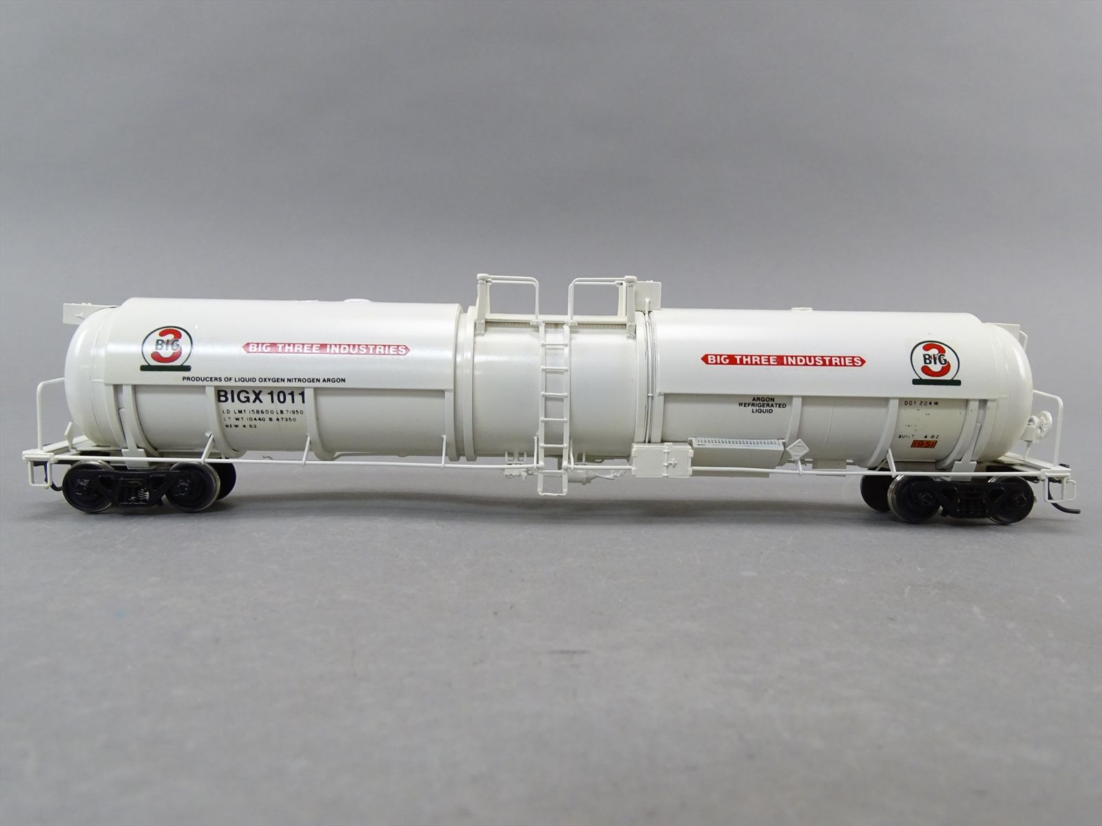 HO Brass Model - OMI 3168 UTLX BIGX Big Three Industries Tank Liquid ...