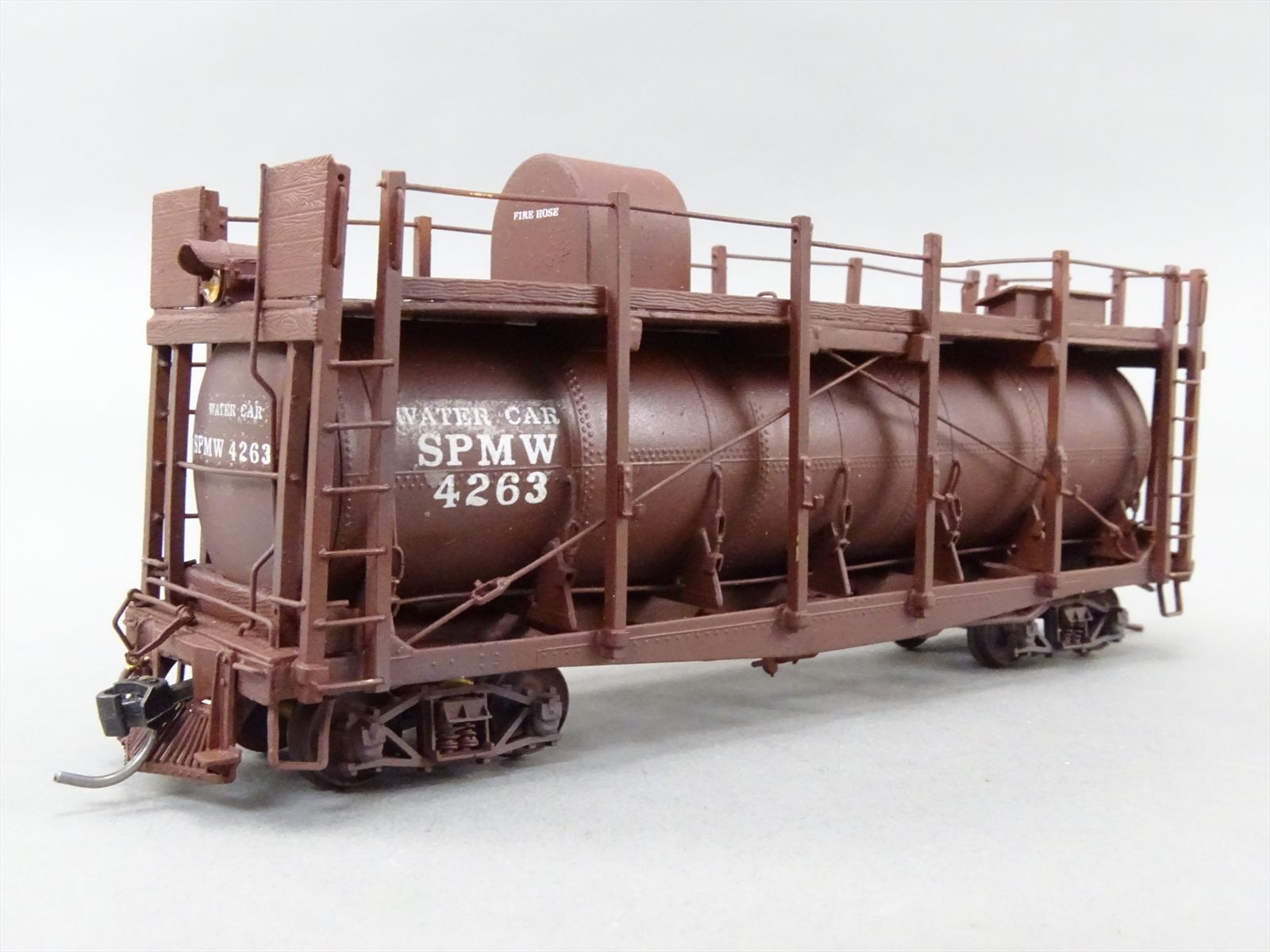 HO Brass Model - WMC SP Southern Pacific Fire Train 4-6-0 w/ Water Cars ...