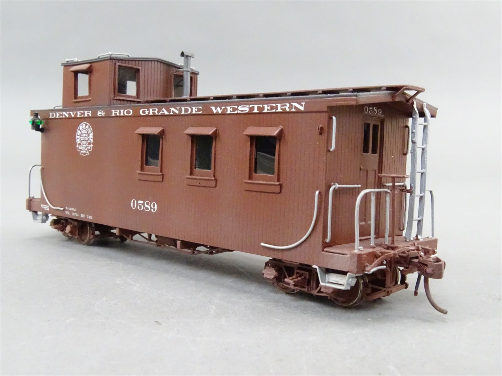 Sn3 Brass Model - PBL Milestone D&RGW Rio Grande Long Caboose #0589 ...