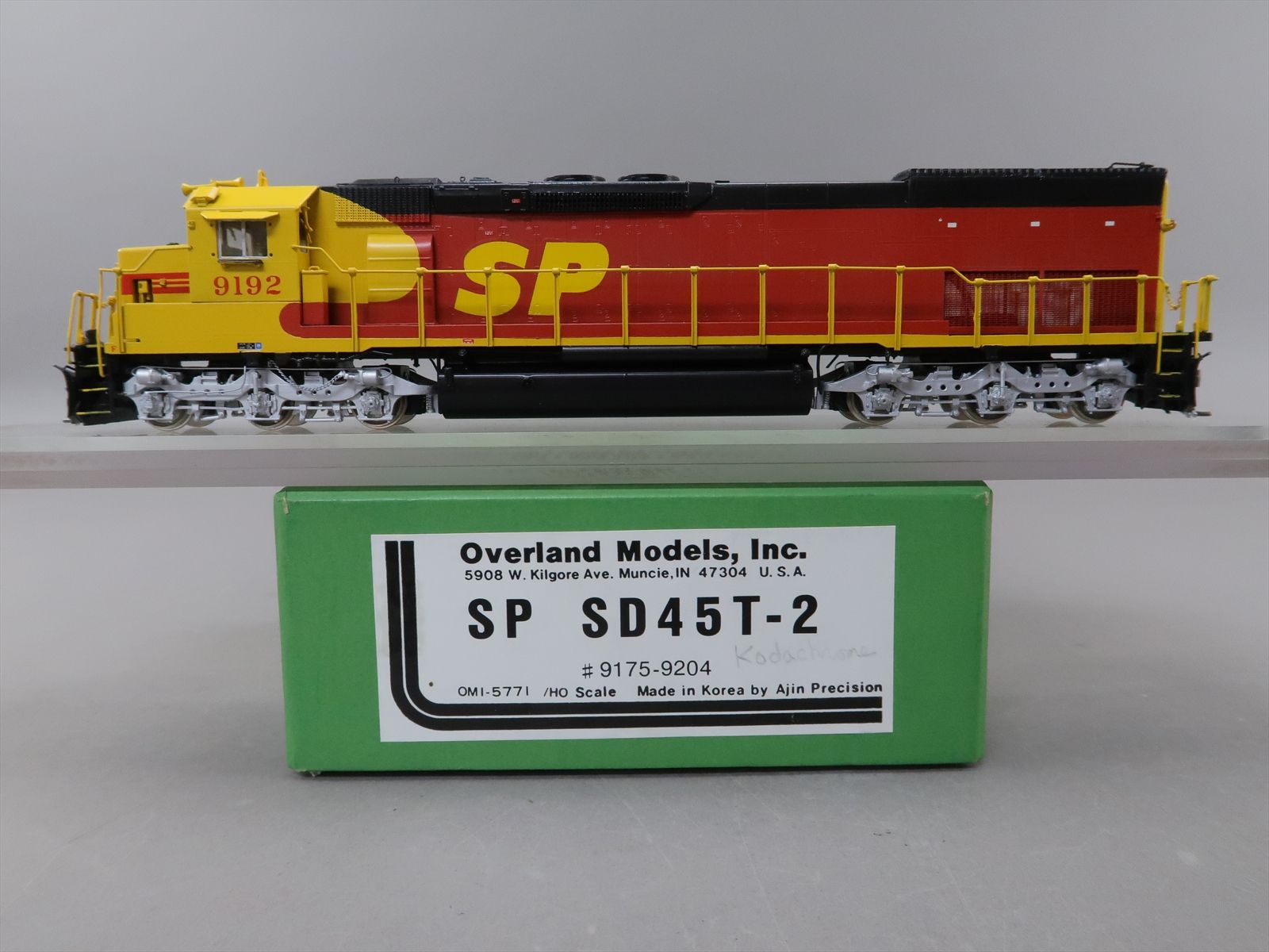 HO Brass Model - OMI 5771 SP Southern Pacific Kodachrome SD45T-2 #9192 ...