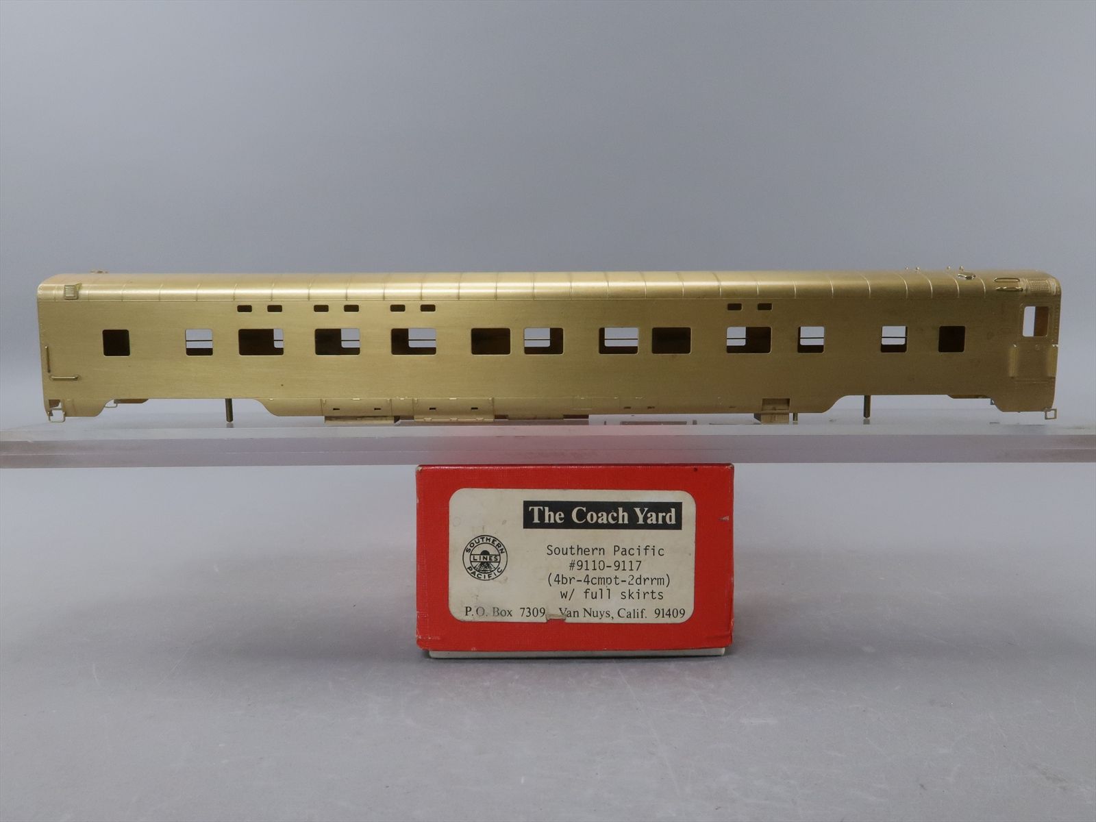 HO Brass Model - TCY 0045 SP Southern Pacific 4-4-2 Sleeper Full Skirts ...