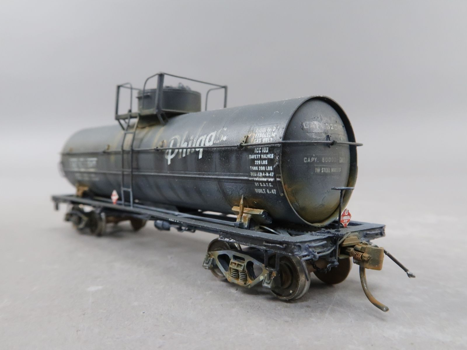 HO Brass Model - OMI 3130 ACF GATX 8000 Gallon Single Dome Philgas Tank ...