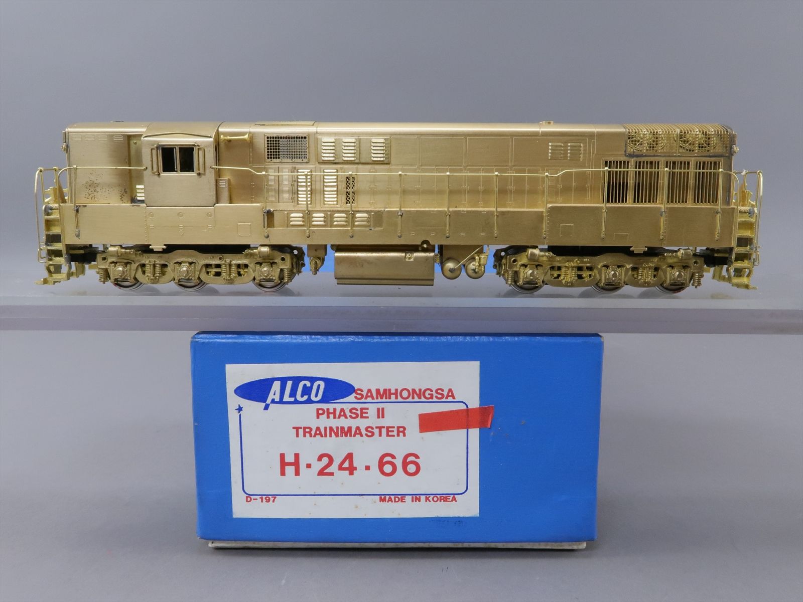 HO Brass Model - ALCO D-197 Phase II 2 Trainmaster H-24-66 - Unpainted ...