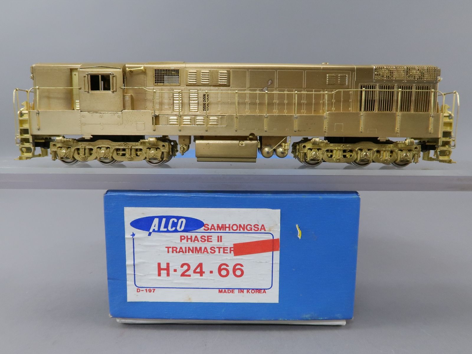 HO Brass Model - ALCO D-197 Phase II 2 Trainmaster H-24-66 - Unpainted ...