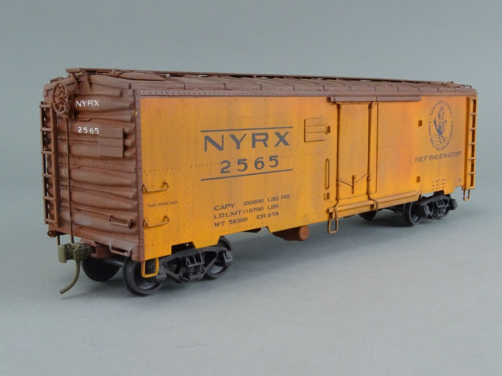 O Brass Model - MG Max Gray SFRD as NYRX NYC New York Central 40' Steel ...