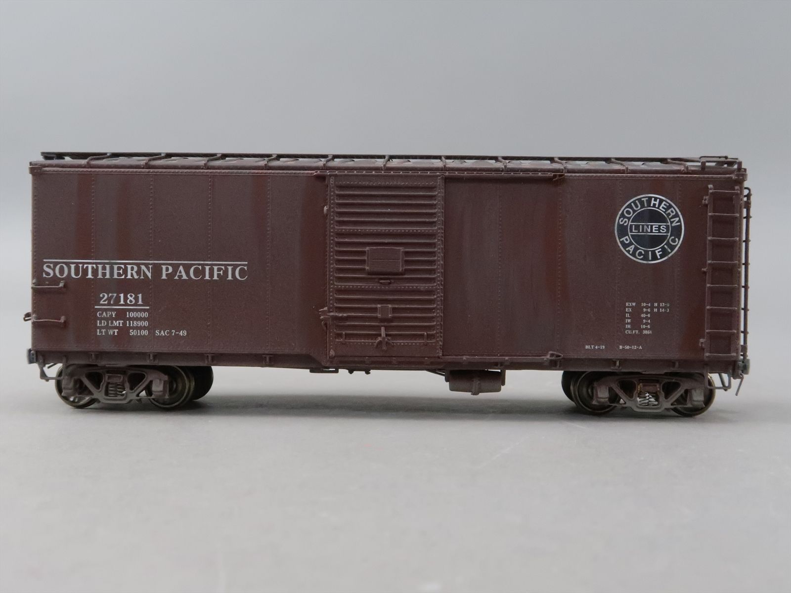 HO Brass Model - CIL 2512.1 SP Southern Pacific B-50-12-A Steel Rebuilt ...