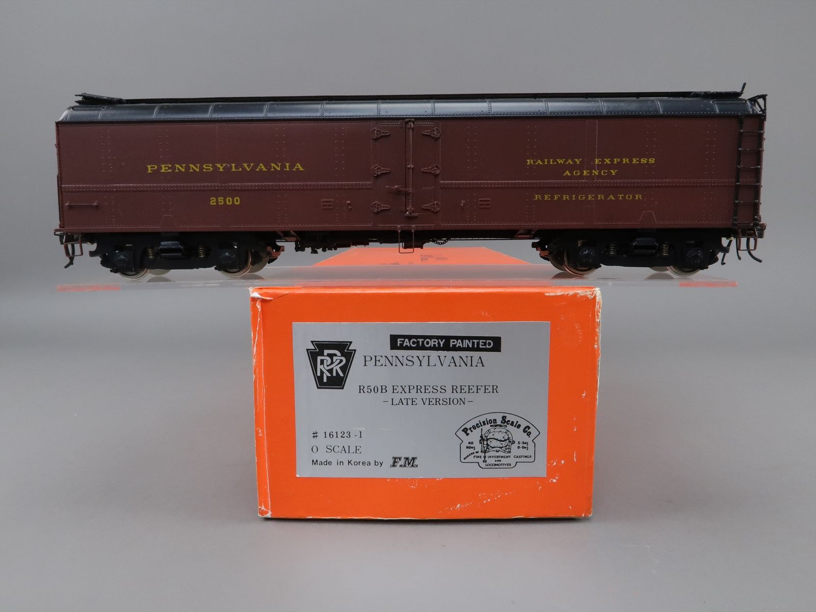 O Brass Model - PSC 16123-1 PRR Pennsylvania R50B Express Reefer Late ...