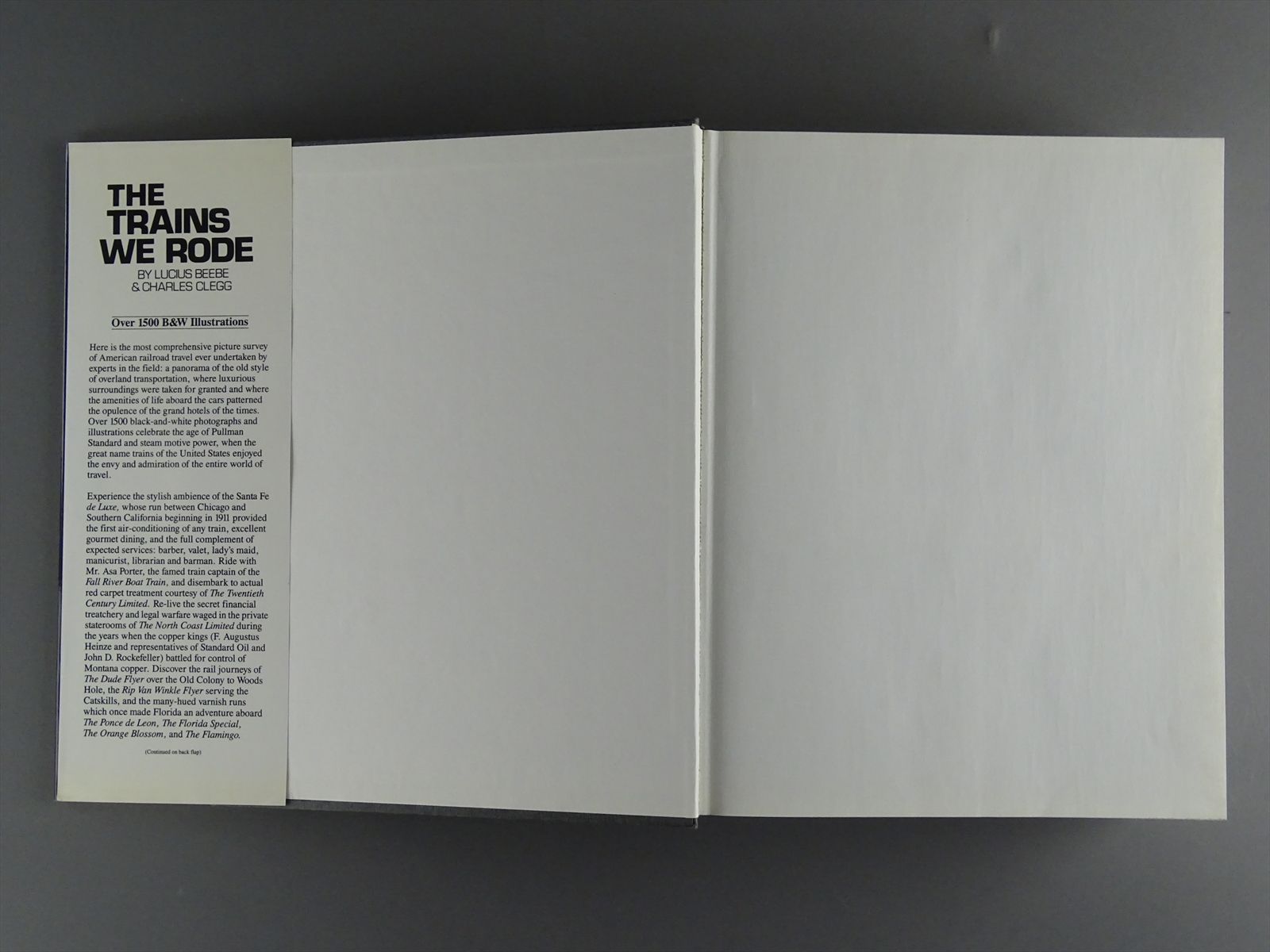 Railroad Book - The Trains We Rode 1&2 - Beebe & Clegg - 976 Pages