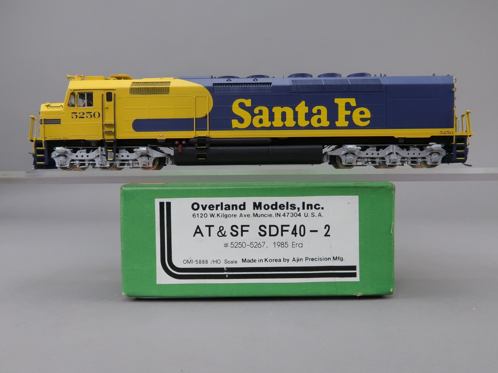HO Brass Model - OMI 5888 AT&SF Santa Fe SDF40-2 1985 Era #5250 ...