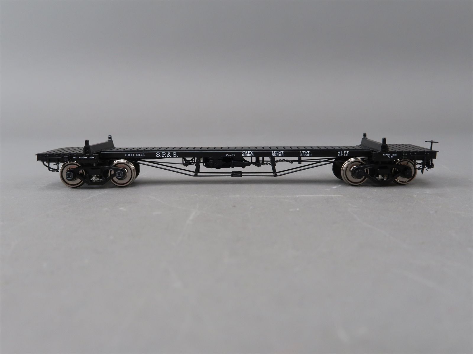 HO Brass Model - W&R SP&S Seattle Portland & Spokane Truss Rod Log Cars ...