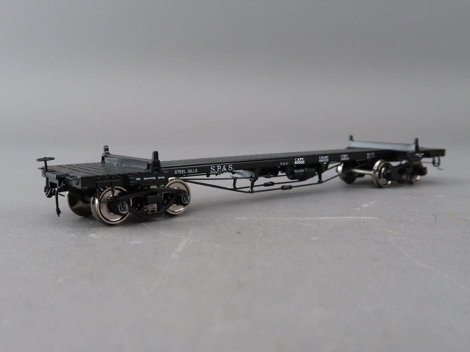 HO Brass Model - W&R SP&S Seattle Portland & Spokane Truss Rod Log Cars ...