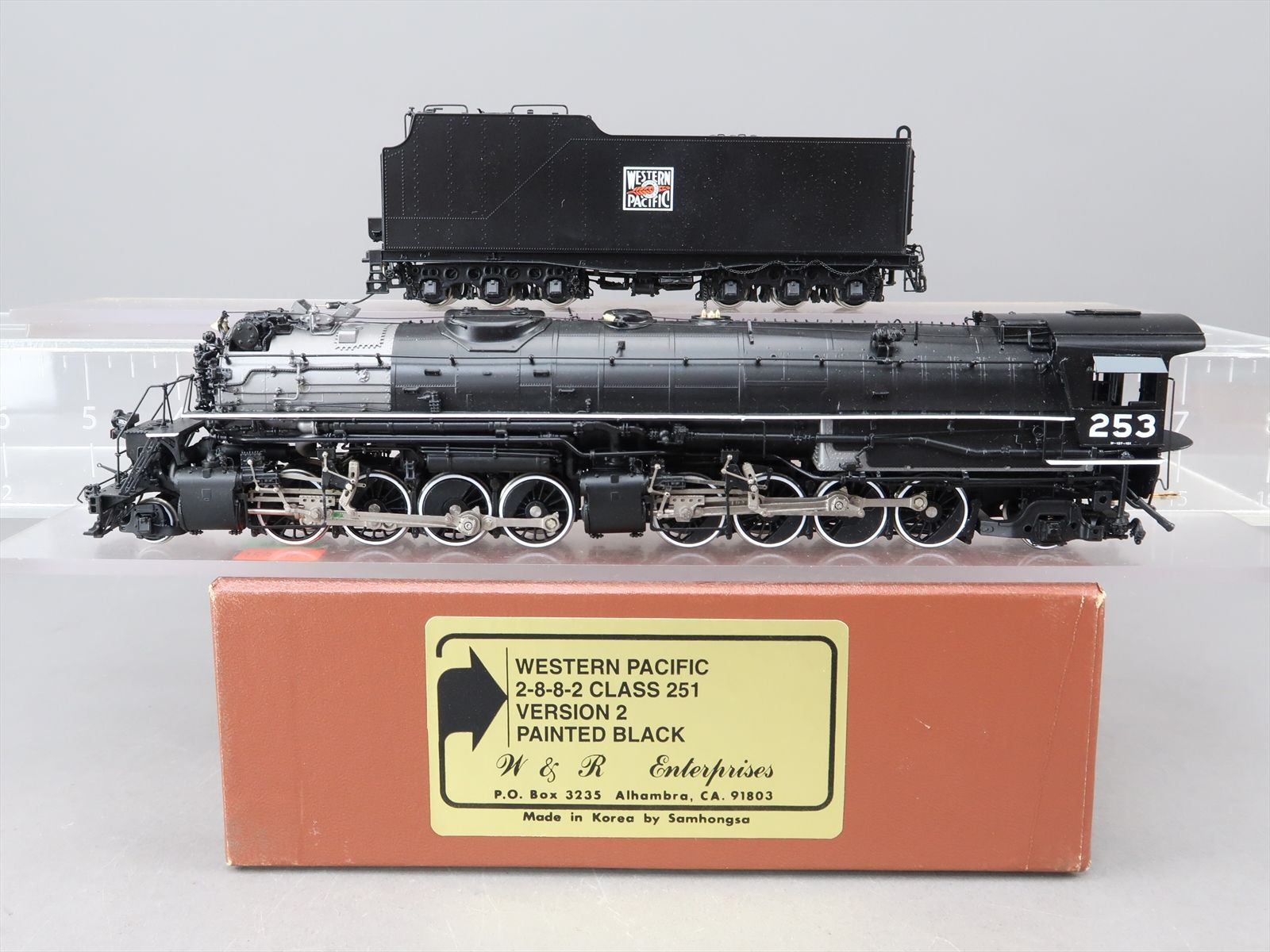 HO Brass Model - W&R WP Western Pacific 2-8-8-2 Class 251 Version 2 ...