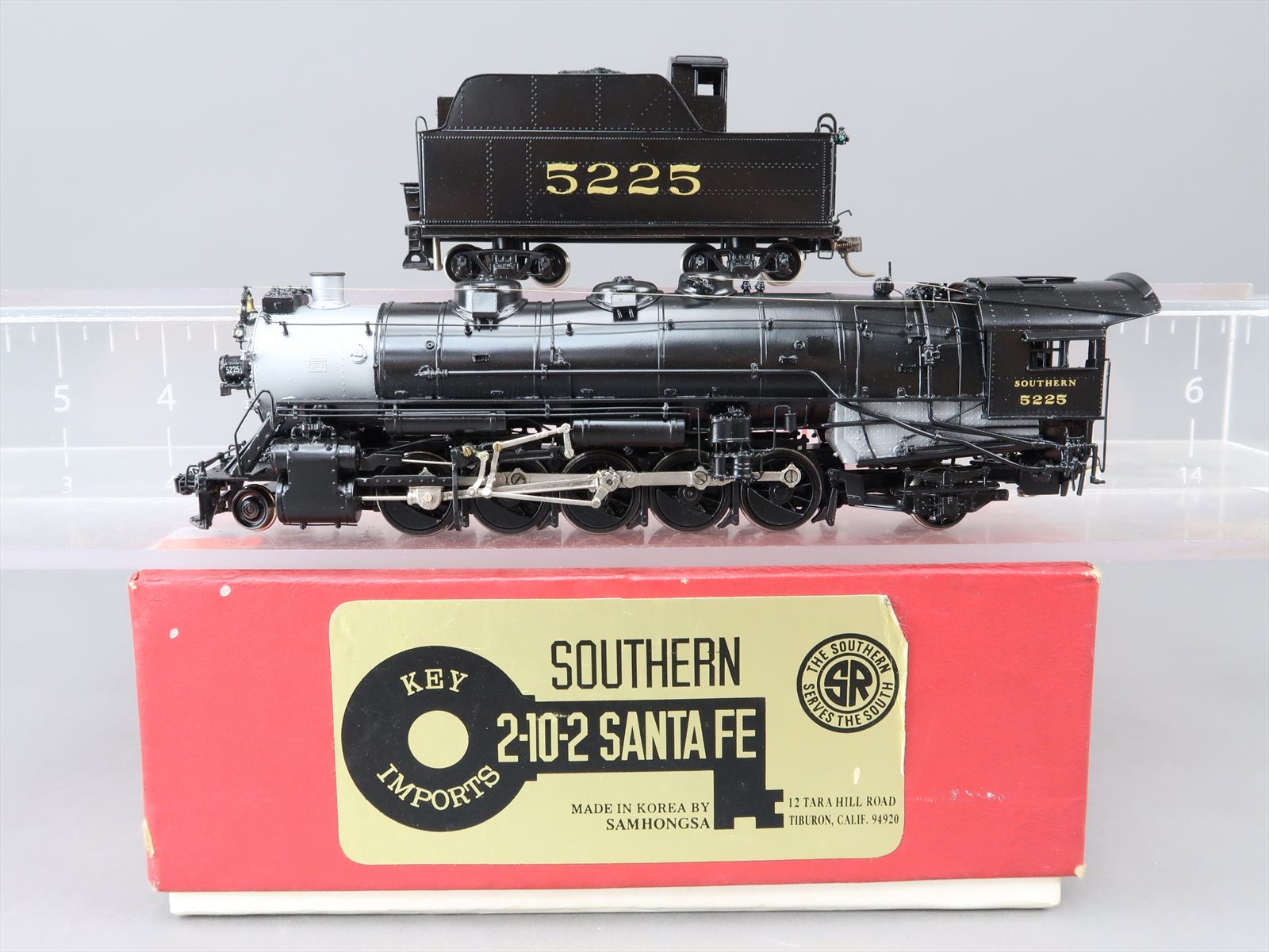 HO Brass Model - Key SOU Southern 2-10-2 #5225 - Custom - 1978 Run ...