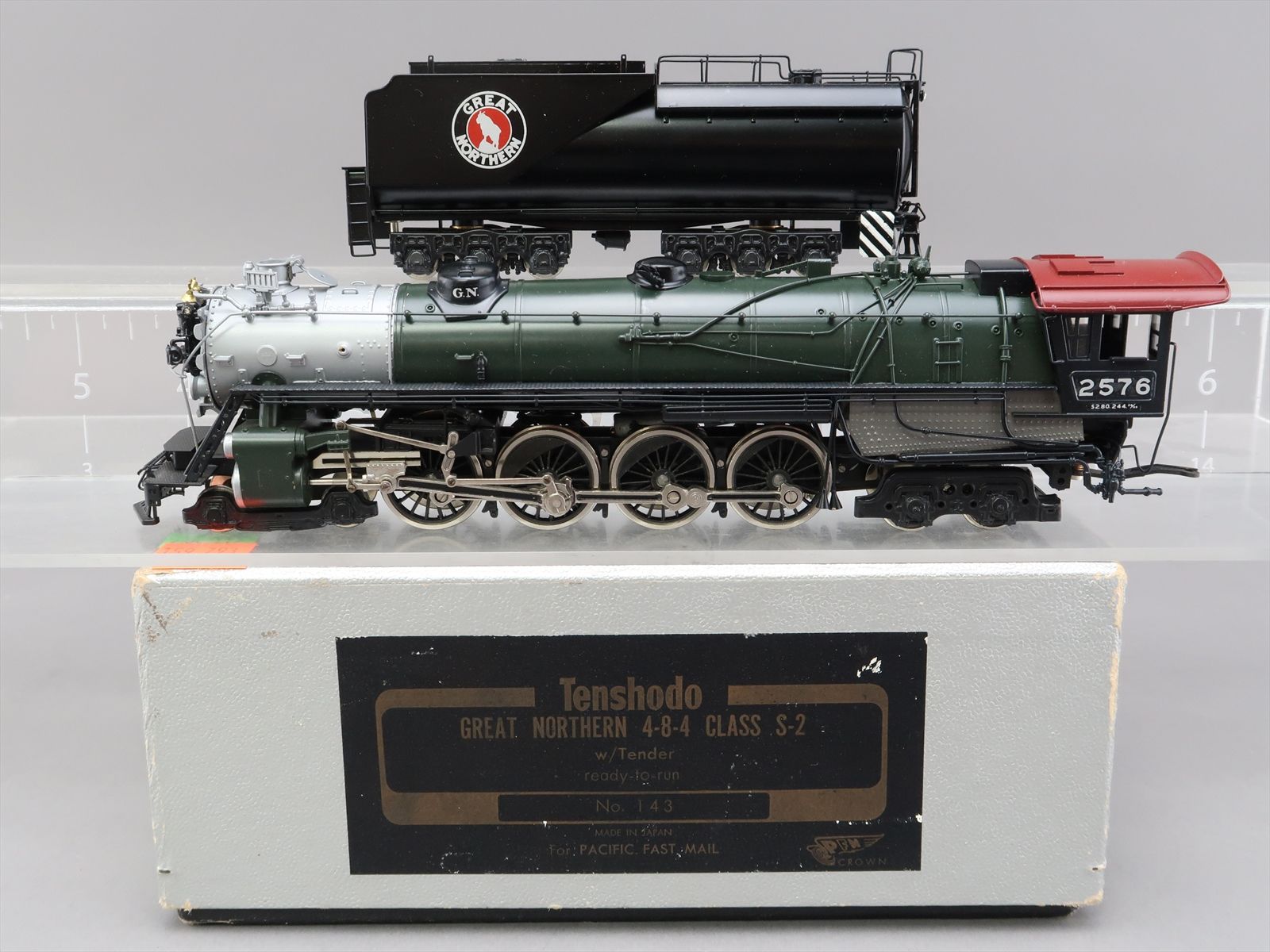 HO Brass Model - PFM 143 GN Great Northern S-2 4-8-4 Northern #2578 - F ...