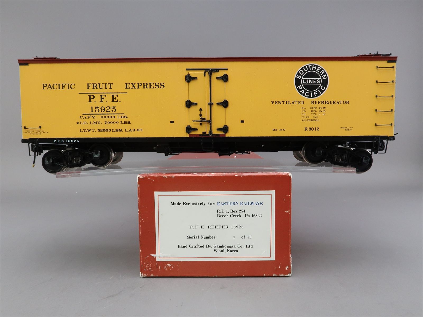 G Brass Model - ER Eastern Railways UP SP Union Pacific / Southern ...