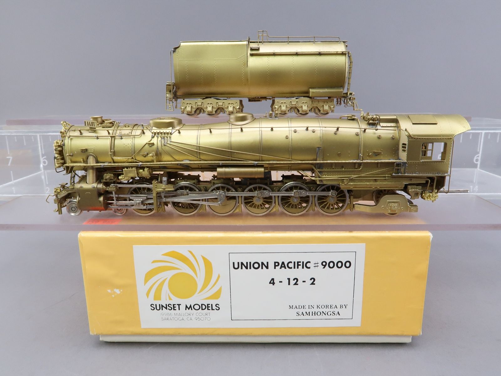 HO Brass Model - Sunset UP Union Pacific 4-12-2 #9000 - Unpainted ...
