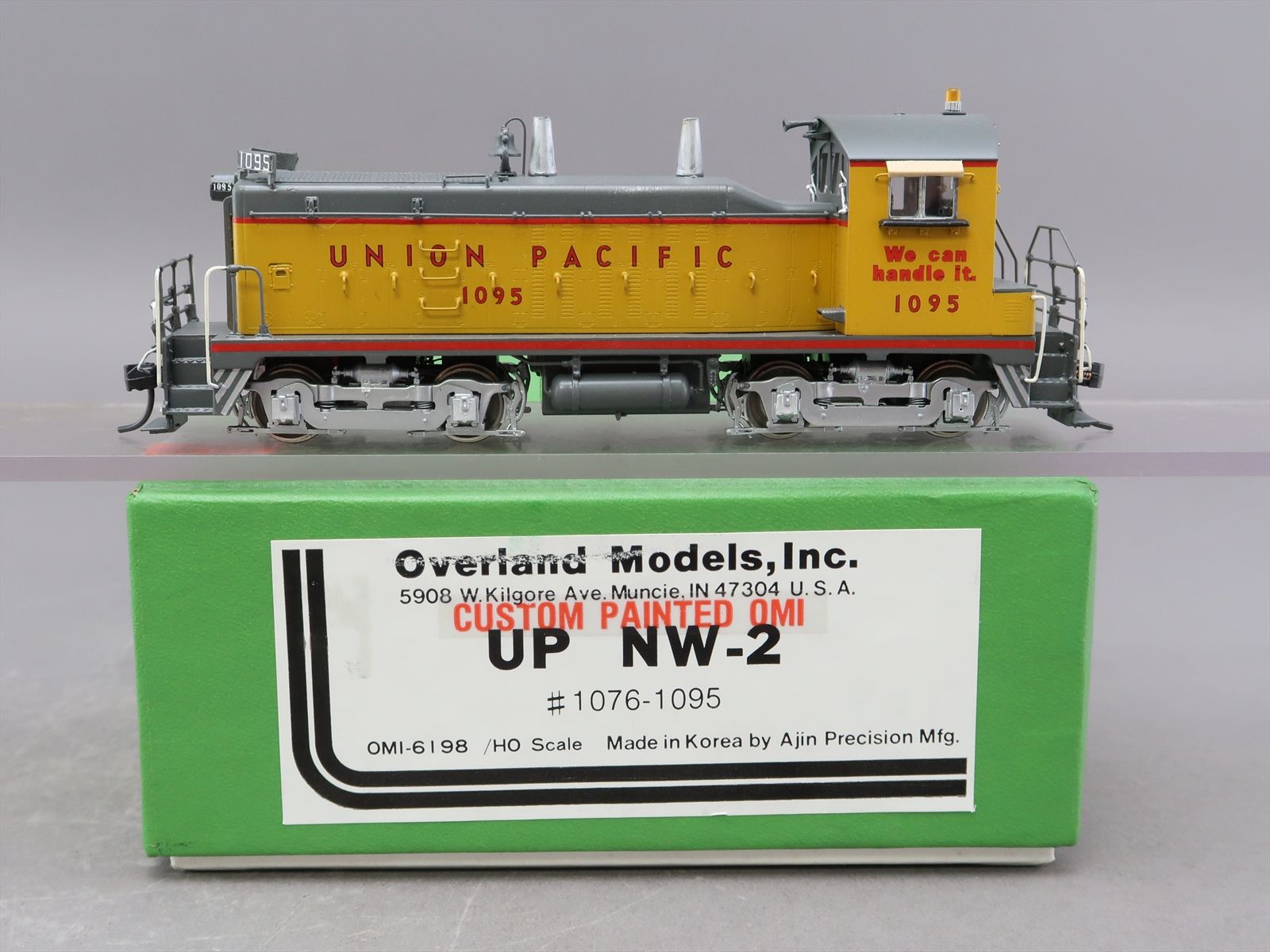HO Brass Model - OMI 6198.1 UP Union Pacific NW-2 #1095 - F/P CPOMI ...