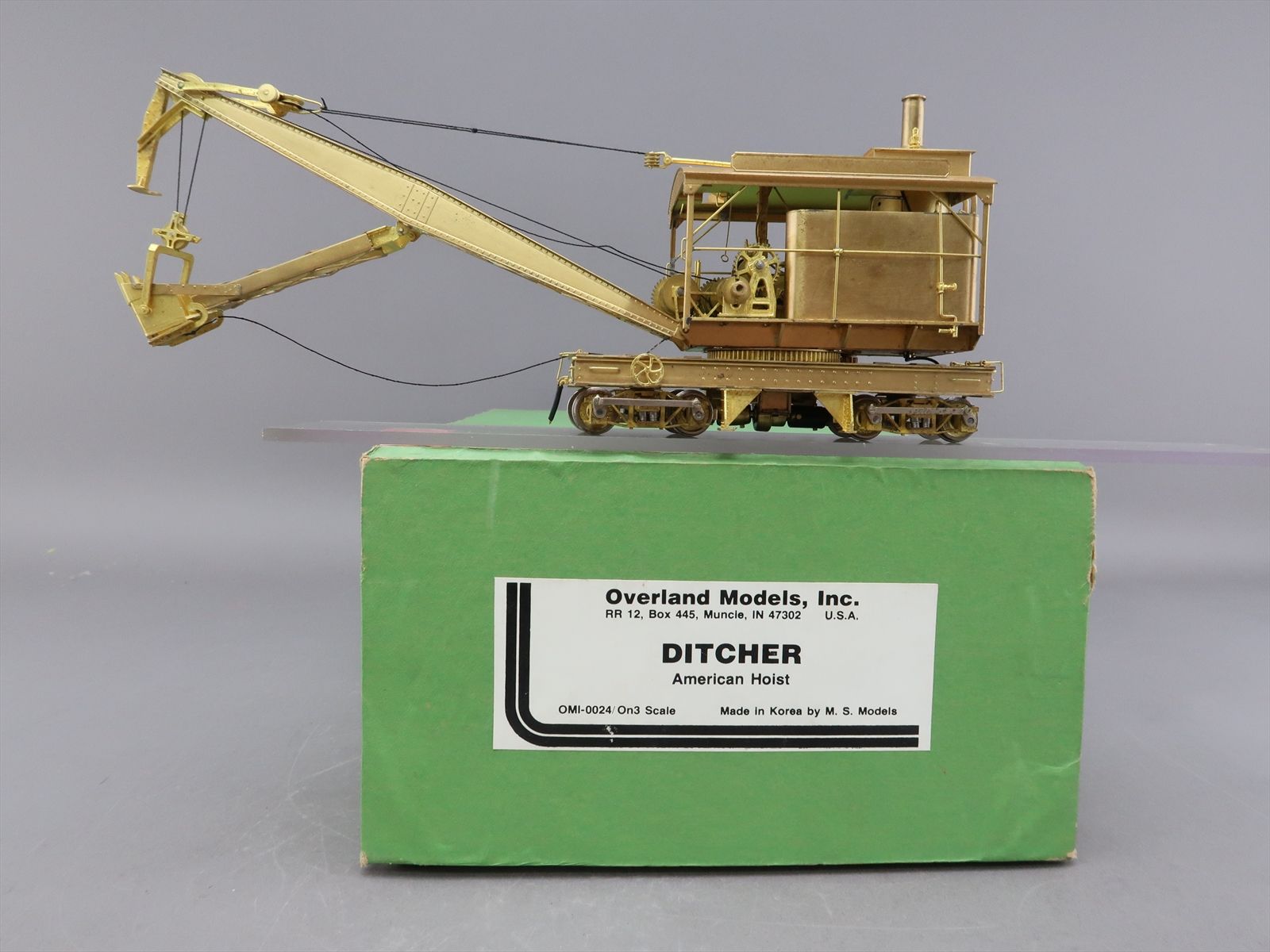 On3 Brass Model - OMI 0024 American Hoist Ditcher - Unpainted - 1983 ...