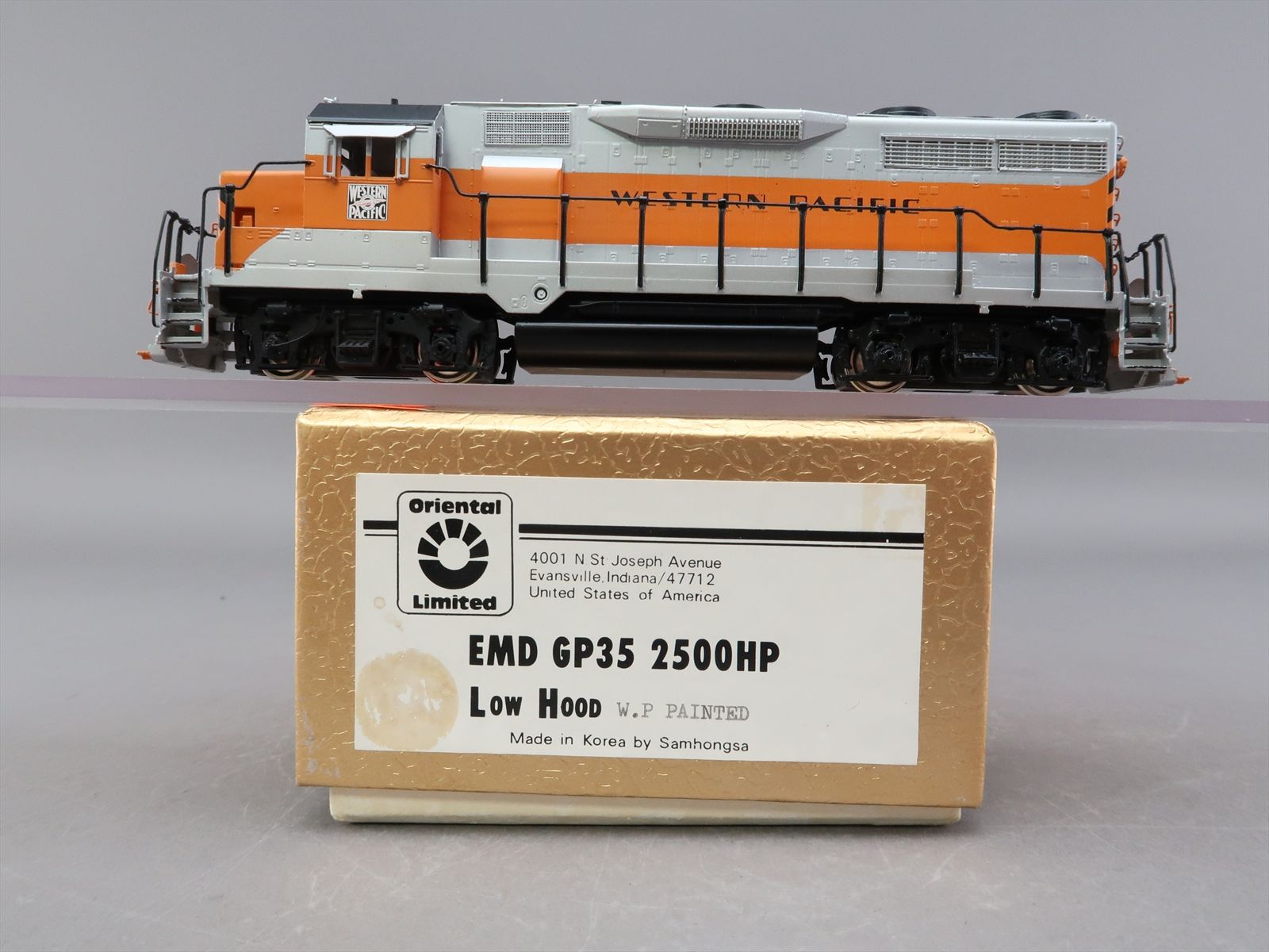 HO Brass Model - Oriental P878 WP Western Pacific GP-35 - F/P - 1987 ...