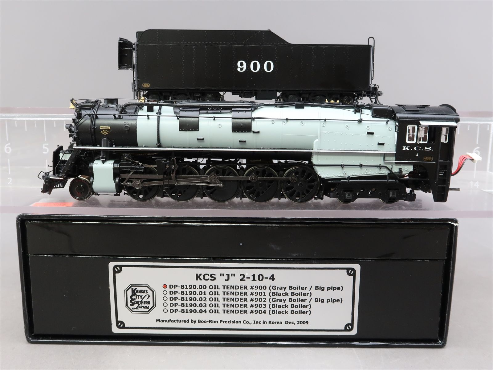 HO Brass Model - DP 8190.00 KCS Kansas City Southern 2-10-4 J Gray ...