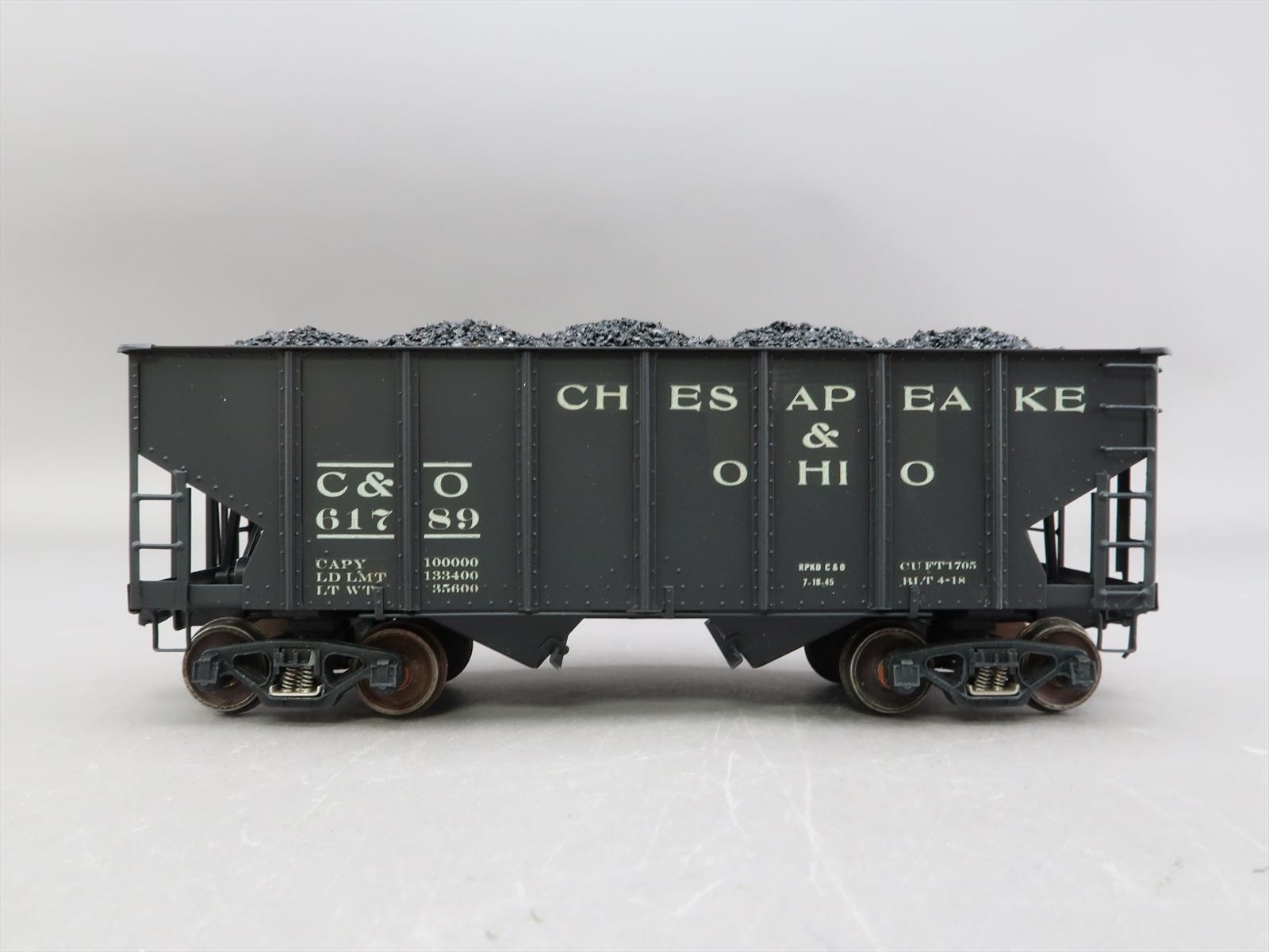 O Brass Model - USH 506 C&O Chesapeake & Ohio Twin Hopper Rib Side ...