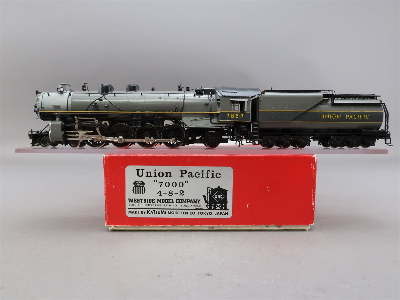 HO Brass Model - WMC UP Union Pacific 4-8-2 #7857 - Custom - 1981 Run ...