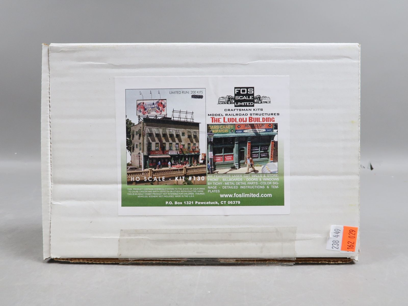 HO / HOn3 Scale Craftsman Kit - FOS Scale Models #130 The Ludlow ...
