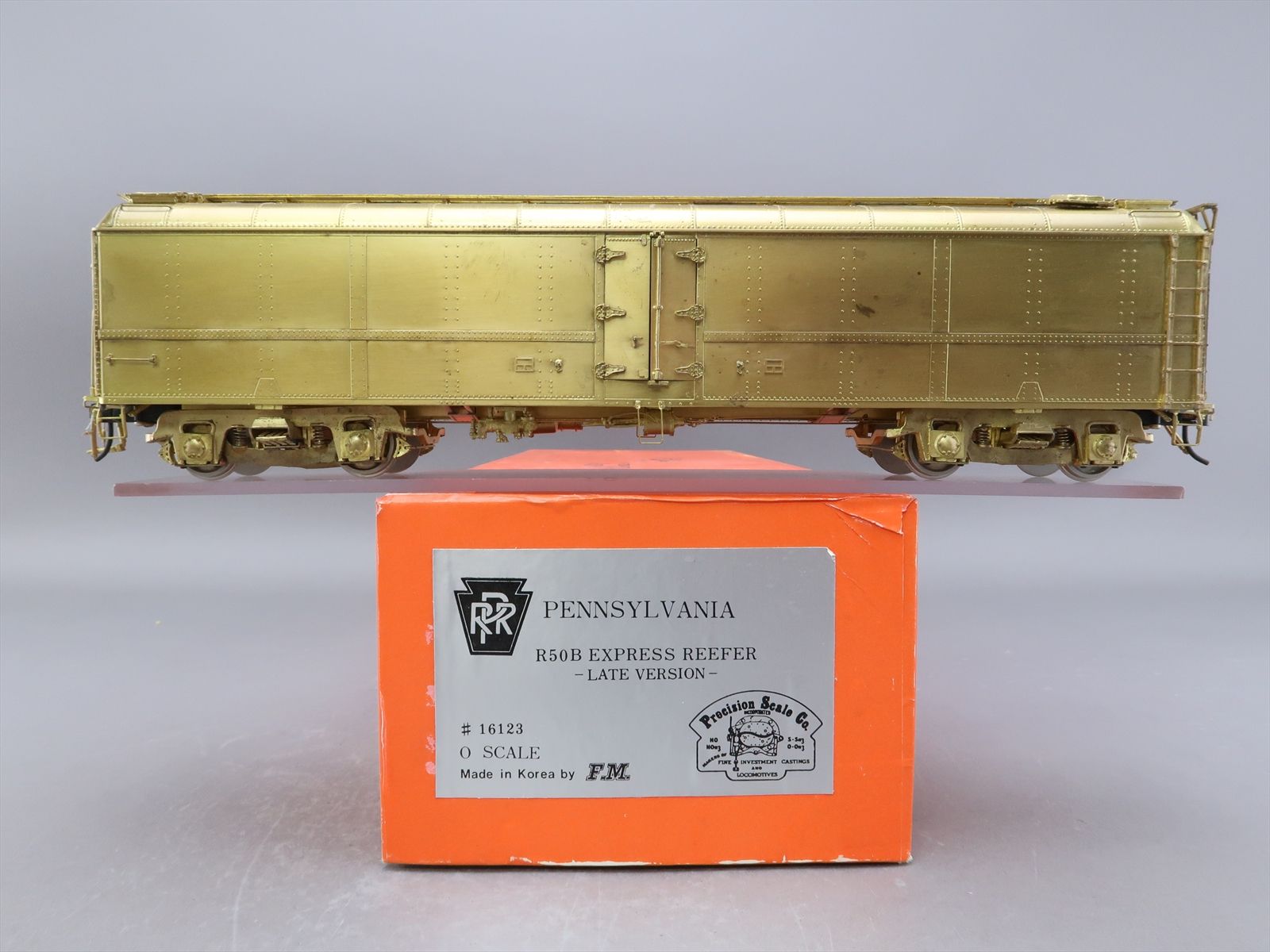 O Brass Model - PSC 16123 PRR Pennsylvania R50B Express Reefer Late ...
