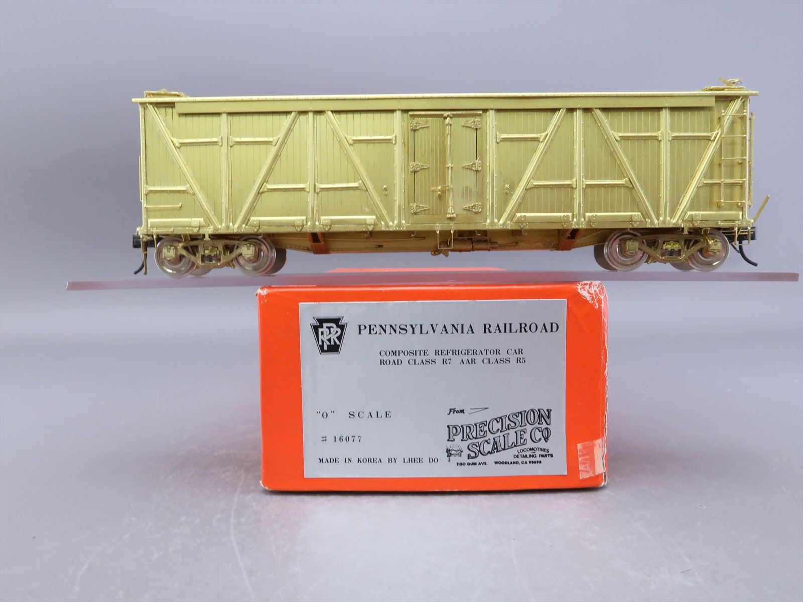 O Brass Model - PSC 16077 PRR Pennsylvania R7 AAR Class RS Composite ...