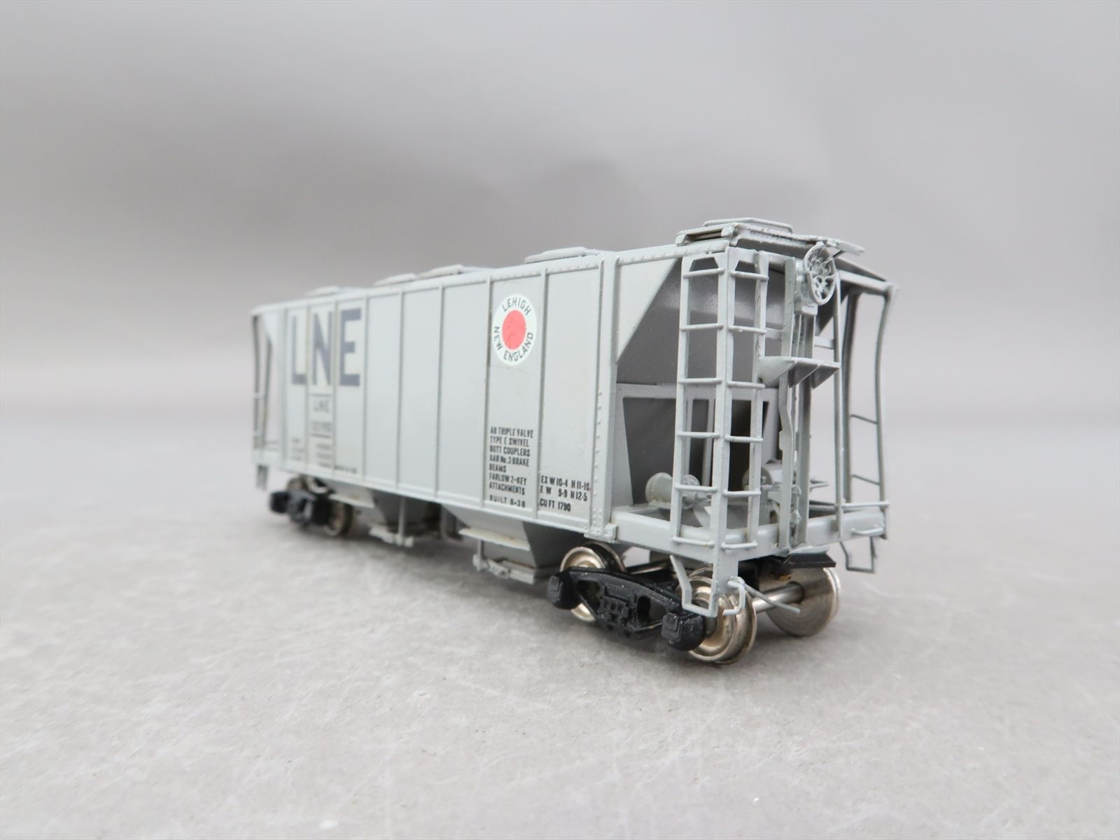 HO Brass Model - Sunset LNE Lehigh & New England 70 Ton Covered Hopper ...