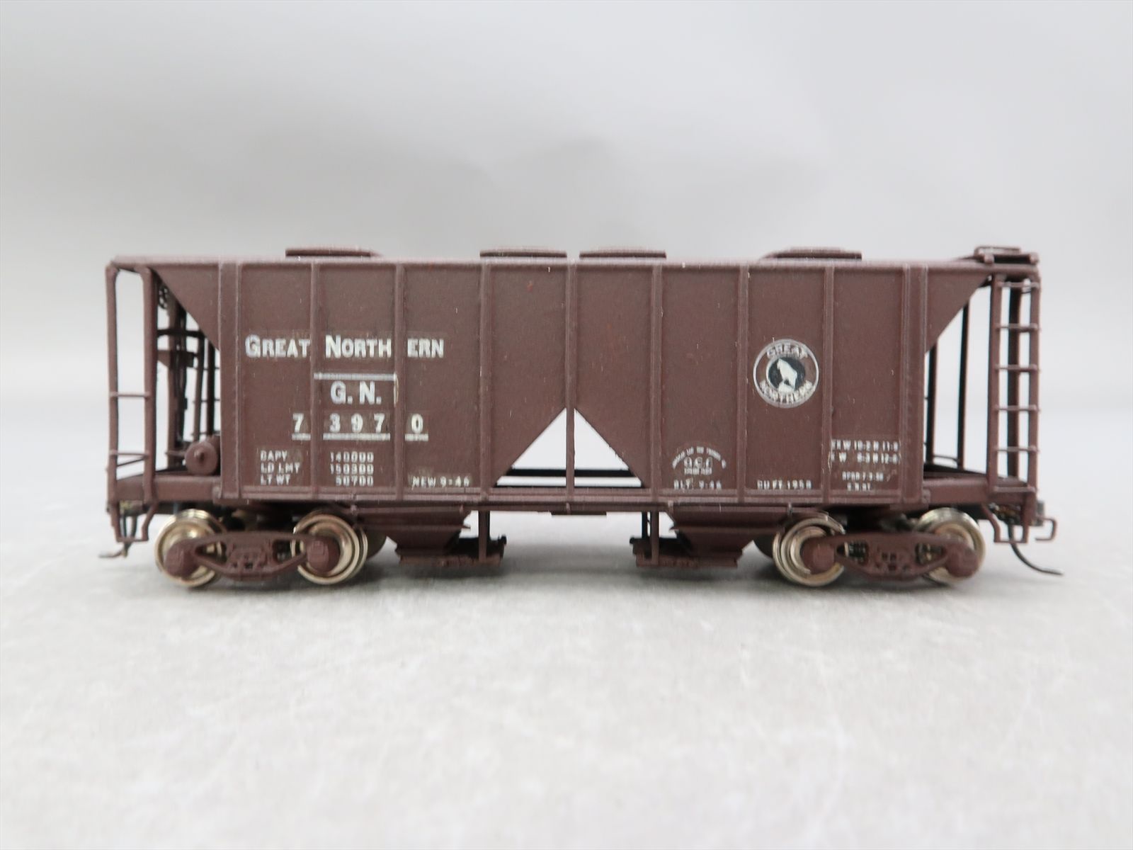 HO Brass Model - Sunset GN Great Northern 70 Ton Covered Hopper SINGLE ...