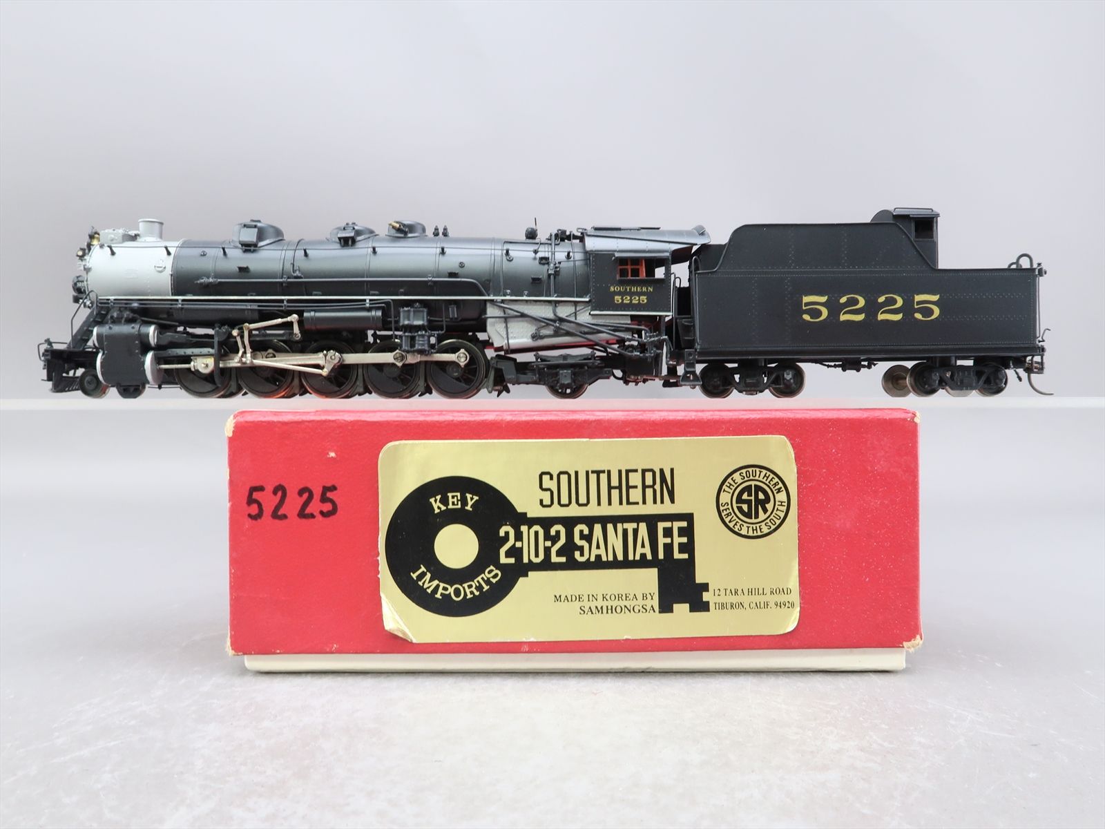 HO Brass Model - Key SOU Southern 2-10-2 #5225 - Custom - 1978 Run ...