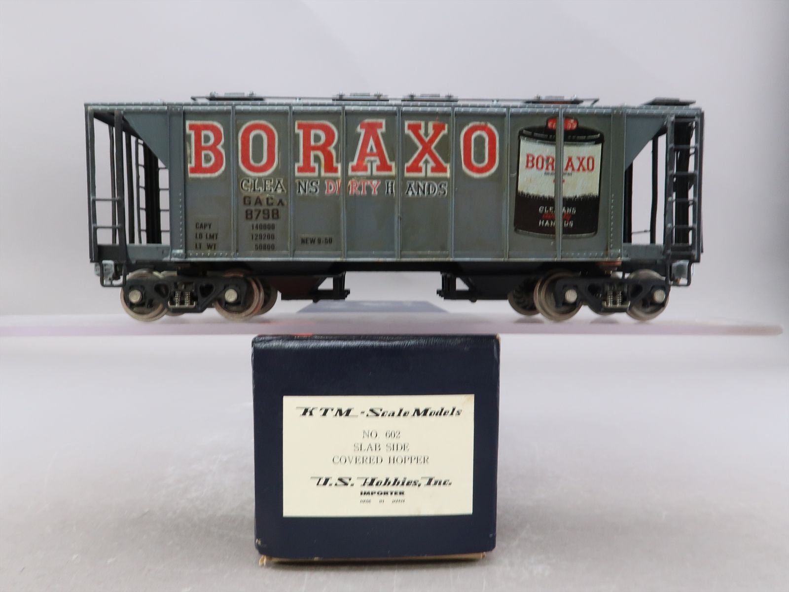 O Brass Model - USH 602 GACX Boraxo Slab Side Covered Hopper #8798 ...