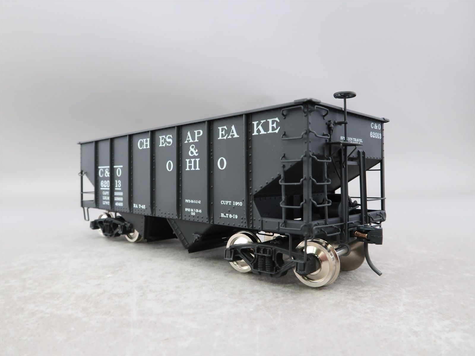 O Brass Model - USH / MG Max Gray 506 C&O Chesapeake & Ohio Twin Hopper ...